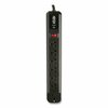 Tripp Lite Protect It Surge Protector, 7 Outlets, 4 ft. Cord, 1080 Joules, Black TLP74RB